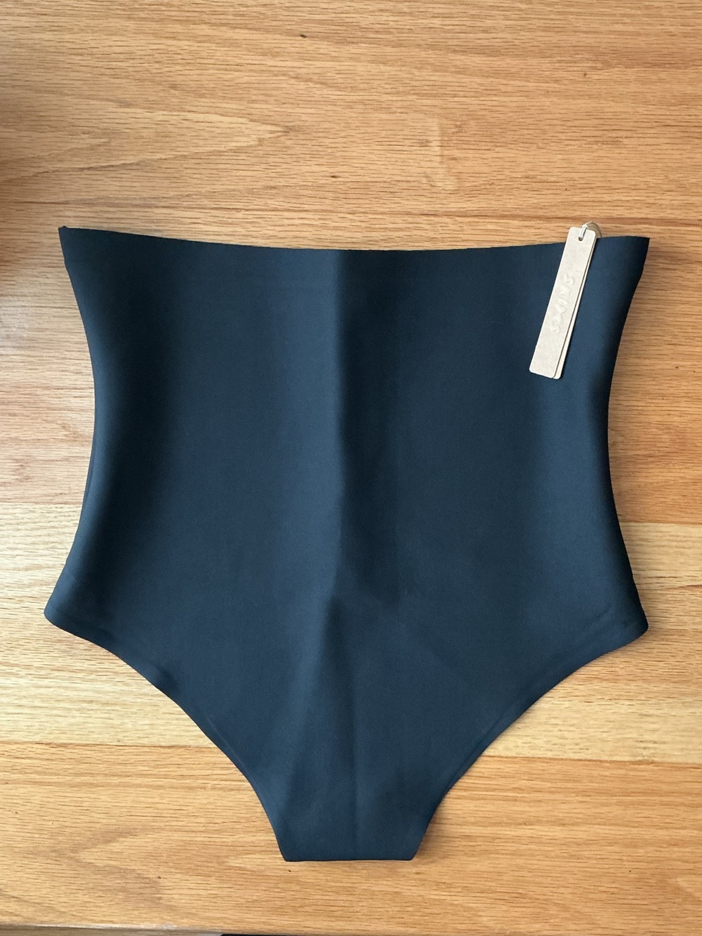 SKIMS Sculpting High-Waist Thong in Black - Picture 2 of 4